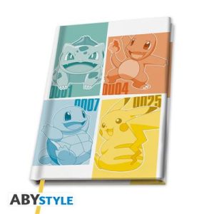 POKEMON -  A5 Notebook "Kanto Starters"-ABYNOT149