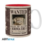 ONE PIECE - Mug - 460 ml - "Zoro Wanted" - subli - box-ABYMUGA582