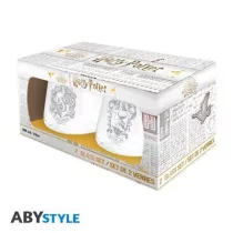 Harry Potter - 2 Glass Set - Ravenclaw & Hufflepuff-ABYVER296