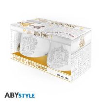 HARRY POTTER - 2 Glass Set Gryffindor & Slytherin-ABYVER290