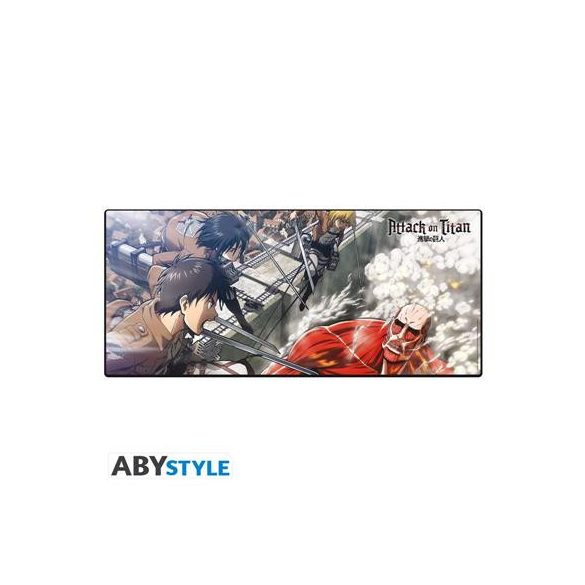 ATTACK ON TITAN - Mousepad XXL - Eren vs Colossal Titan-ABYACC469