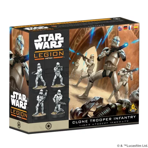 Star Wars: Legion - Clone Troopers Infantry - EN/DE/SP/FR-SWQ24