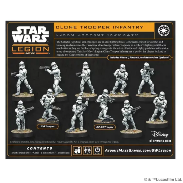 Star Wars: Legion - Clone Troopers Infantry - EN/DE/SP/FR-SWQ24