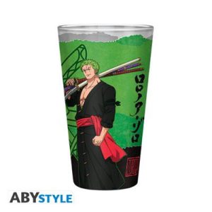 ONE PIECE - Large Glass - 400ml - Zoro - box-ABYVER297