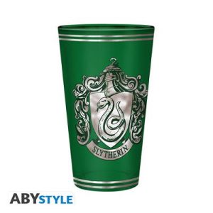 HARRY POTTER - Premium Large Glass - 400ml - Slytherin-ABYVER207