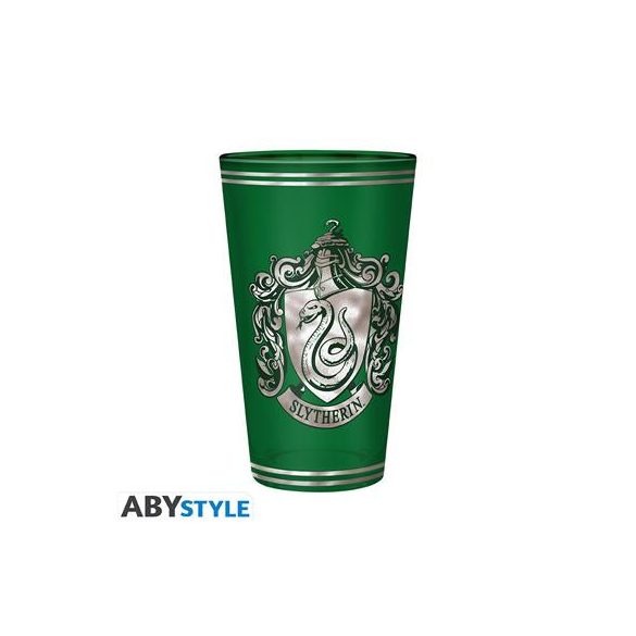 HARRY POTTER - Premium Large Glass - 400ml - Slytherin-ABYVER207