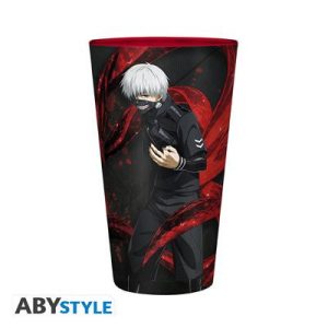 TOKYO GHOUL - Large Glass - 400ml - Kaneki & Mask - box-ABYVER186