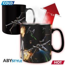 STAR WARS - Mug Heat Change- 460ml- Space Battle - cardboard-ABYMUGA548