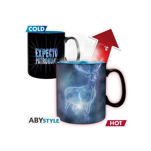 HARRY POTTER - Mug Heat Change - 460 ml - Patronus - cardboard-ABYMUGA497