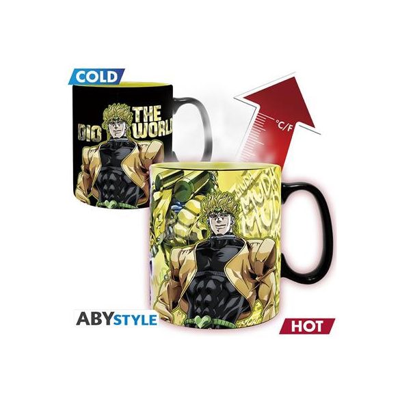 JOJO'S BIZARRE ADVENTURE - Mug Heat Change - 460 ml - Jotaro Dio-ABYMUGA447