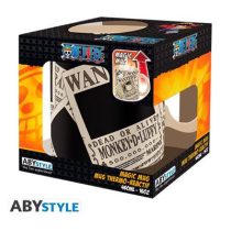 ONE PIECE - Mug Heat Change - 460 ml - Wanted - cardboard box-ABYMUGA444