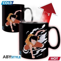 ONE PIECE - Mug Heat Change - 460 ml - Luffy & Ace - cardboard box-ABYMUGA443