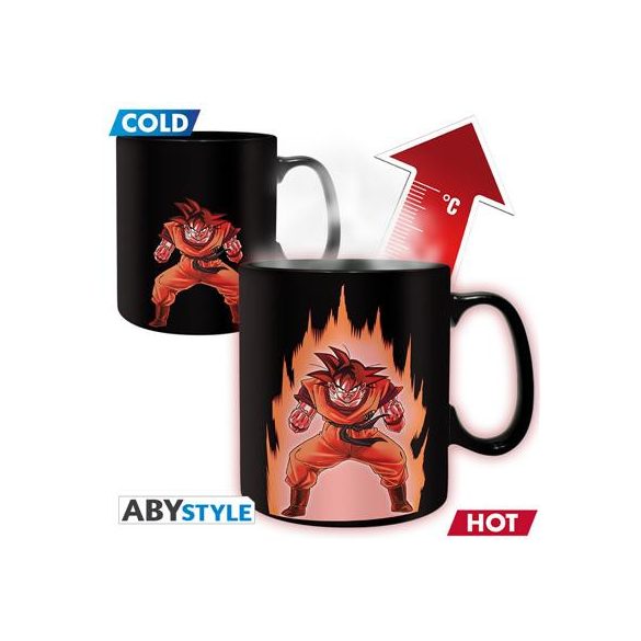 DRAGON BALL - Mug Heat Change - 460 ml - DBZ/ Goku -cardboard box-ABYMUGA438