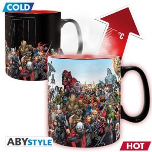 MARVEL - Mug Heat Change - 460 ml - Marvel Heroes - with box-ABYMUG641