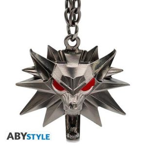 THE WITCHER - Keychain 3D "Wolf School Emblem"-ABYKEY529