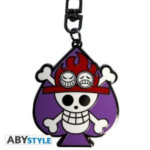 ONE PIECE - Keychain "Skull Ace"-ABYKEY148