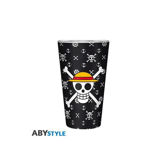 ONE PIECE - Large Glass - 400ml - Luffy-ABYVER167