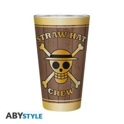 ONE PIECE - Large Glass - 400ml - Skulls - Matte-ABYVER165