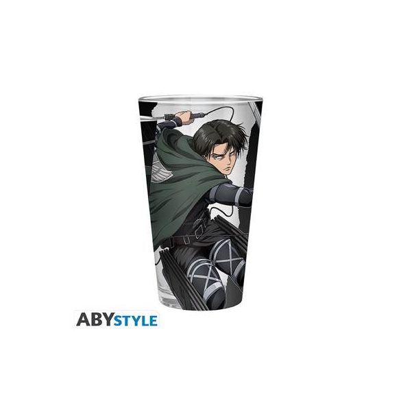 ATTACK ON TITAN - Large Glass - 400ml - Levi S4-ABYVER209