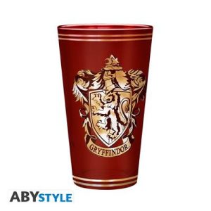 HARRY POTTER - Premium Large Glass - 400ml - Gryffindor-ABYVER206