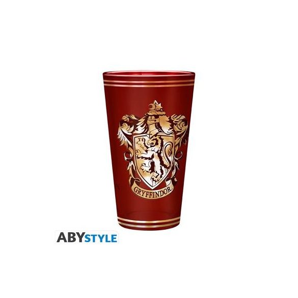 HARRY POTTER - Premium Large Glass - 400ml - Gryffindor-ABYVER206