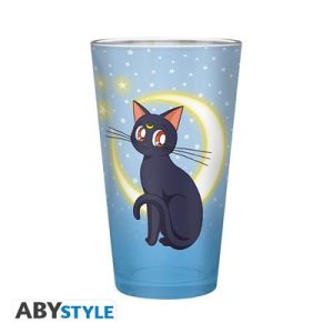 SAILOR MOON - Large Glass - 400ml - Luna & Artemis-ABYVER204