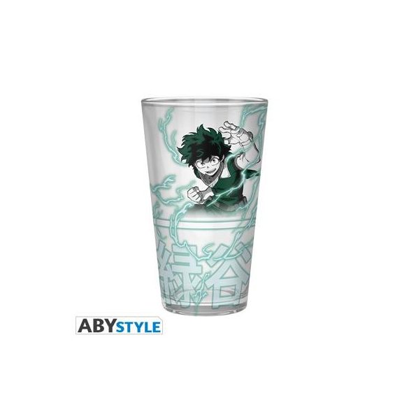 MY HERO ACADEMIA - Large Glass - 400ml - Izuku & Bakugo-ABYVER152
