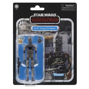 Star Wars The Vintage Collection IG-12, Grogu & Anzellan figura szett