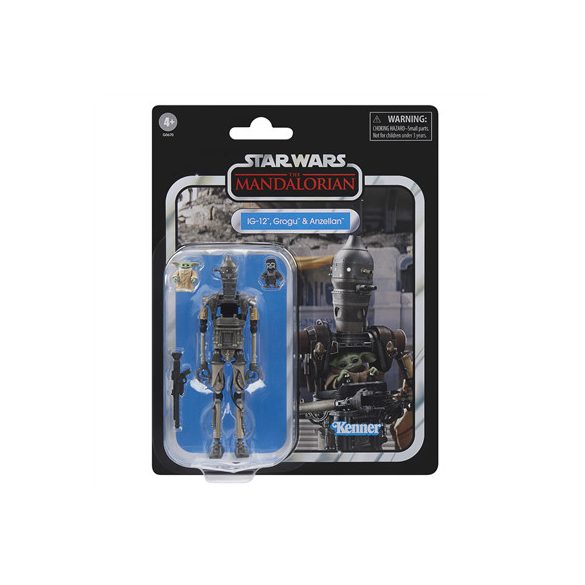 Star Wars The Vintage Collection IG-12, Grogu & Anzellan-G06705L0