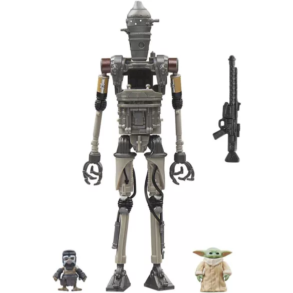 Star Wars The Vintage Collection IG-12, Grogu & Anzellan figura szett