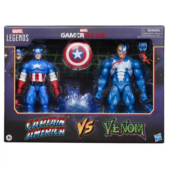 Marvel Legends Series Gamerverse Captain America vs Venom-G06225L0