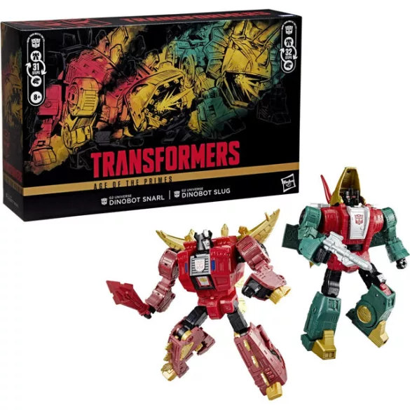 Transformers Age of the Primes G2 Universe Dinobot Slug and G2 Universe Dinobot Snarl-G13755L0