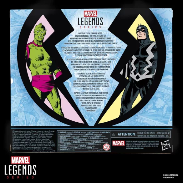 Marvel Legends Series Inhumans Black Bolt & Marvel’s Triton-G18685L0