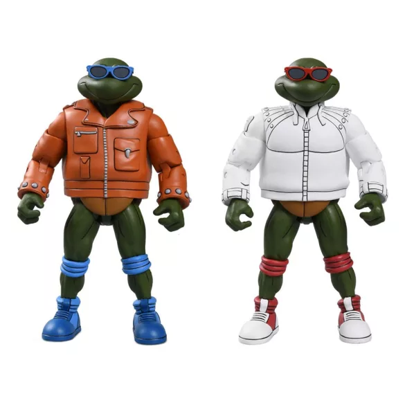 TMNT (Cartoon) 7 hüvelykes akciófigura - Punk Leo és Punk Raph 2 Pack