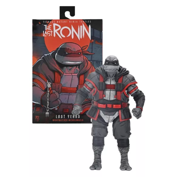TMNT: The Last Ronin – The Lost Years 7” akciófigura – Michelangelo (Nightwatcher)