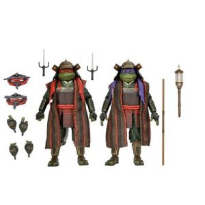 TMNT 3 (Movie) - Turtles in Time - 7" Scale Action Figures - Donatello & Raphael 2 Pack-NE54385-01
