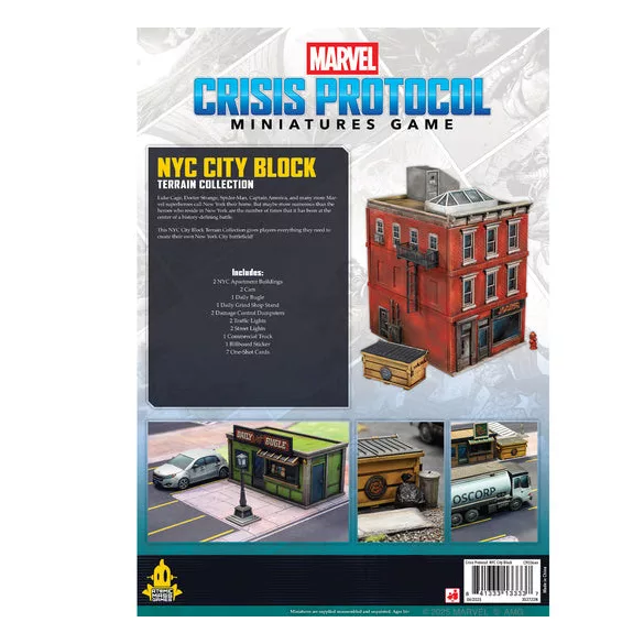 Marvel Crisis Protocol - NYC City Block Terrain Collection - EN-CPE06