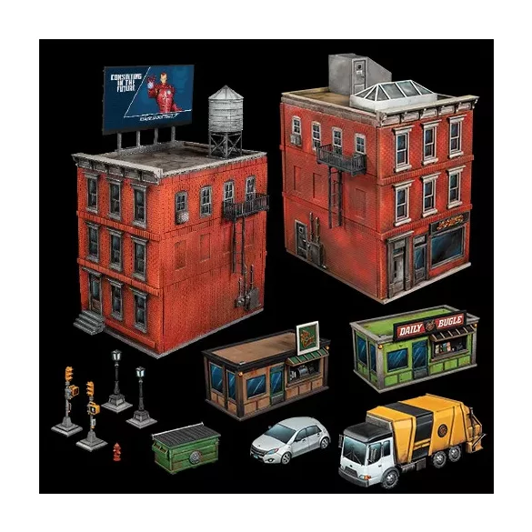 Marvel Crisis Protocol - NYC City Block Terrain Collection - EN-CPE06