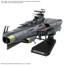 1/1000 EFCF Hyuga Class Battlecarrier DCV-01 Hyuga építőkészlet
