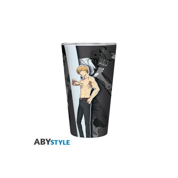 CHAINSAW MAN - Large Glass - 400ml - Trio - box-ABYVER292
