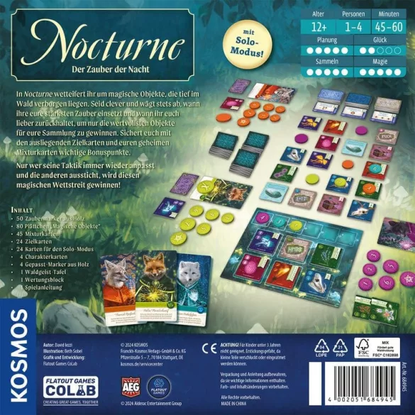 Nocturne - DE stratégiai társasjáték
