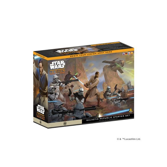 Star Wars: Legion - Galactic Republic Starter Set - EN/DE/SP/FR-SWQ19