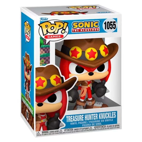 Funko POP! Games: Sonic - Treasure Hunter Knuckles figura