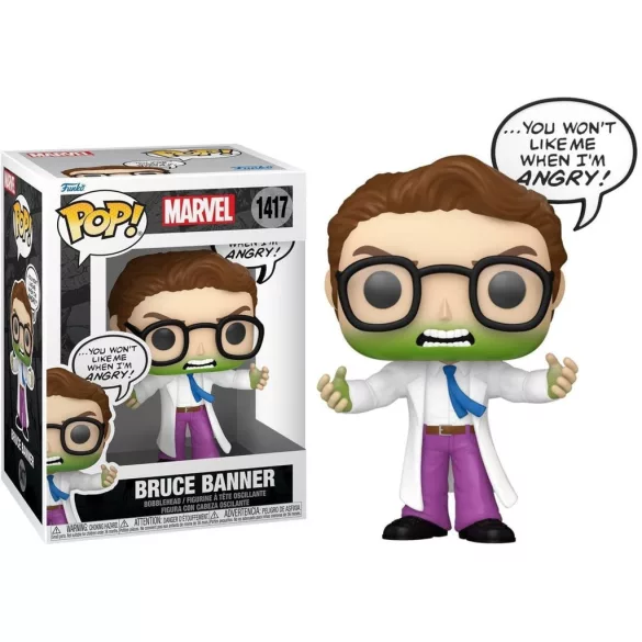 Funko POP! Marvel: Bruce Banner(Don't Make me Angry)-FK82766