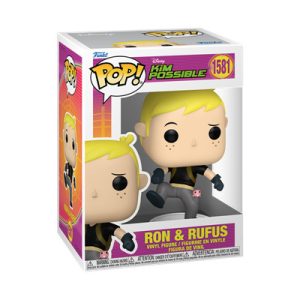Funko POP! Disney: Kim Possible - Ron w/Rufus-FK83525