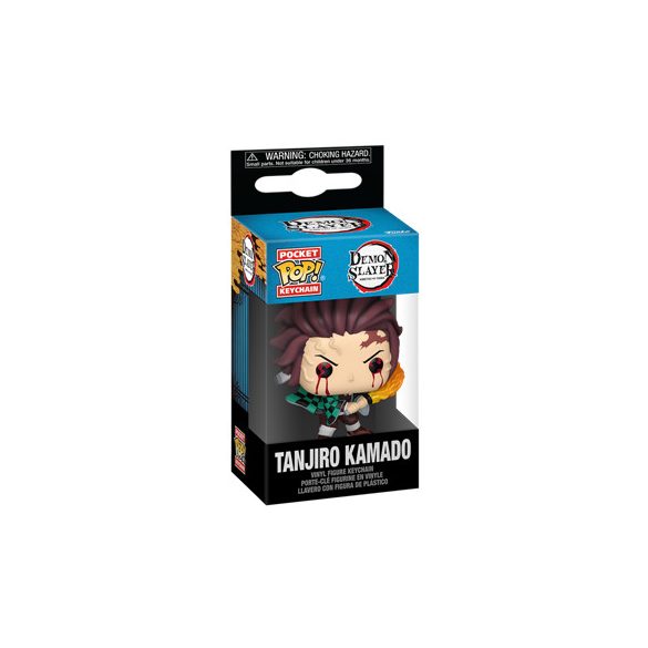 Funko POP! Keychain: DS - Tanjiro (Sun Breathing)-FK85334