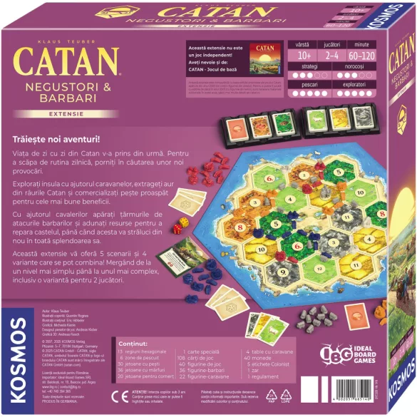 CATAN Händler & Barbaren társasjáték - német kiadás