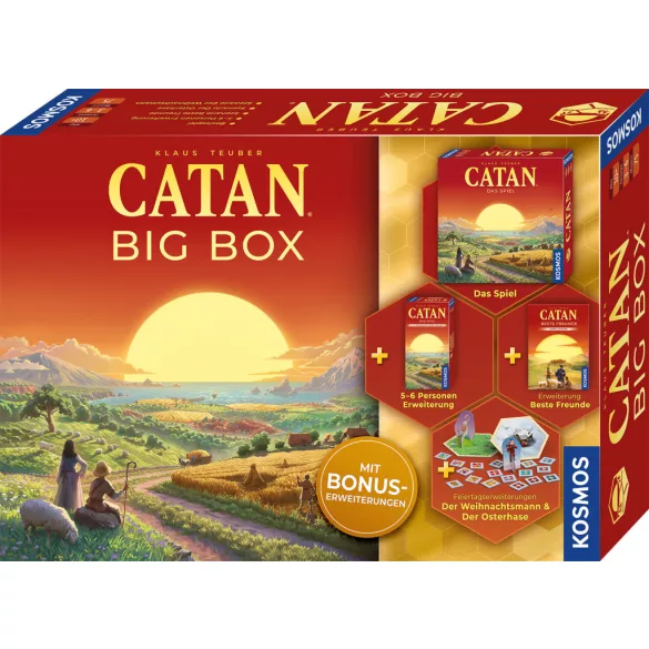 CATAN Big Box 2025 társasjáték - német kiadás