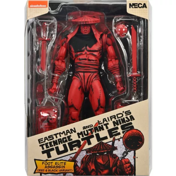 TMNT (Mirage Comics) 7" Scale Action Figure – Red and Black Foot Assassin