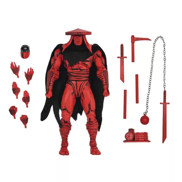 TMNT (Mirage Comics) 7" Scale Action Figure – Red and Black Foot Assassin